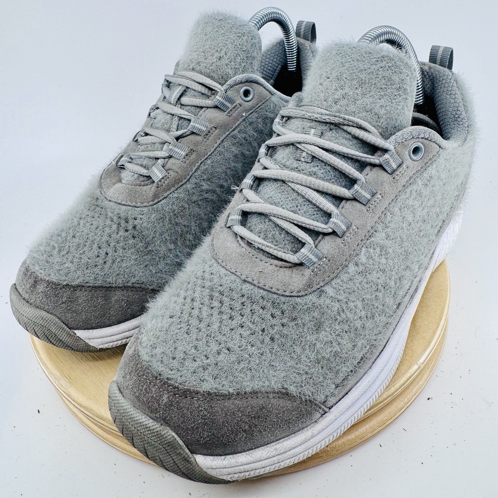 Orthofeet Coral Wool Shoes Womens 8.5 Wide w Gray Orthopedic Walking Sneakers